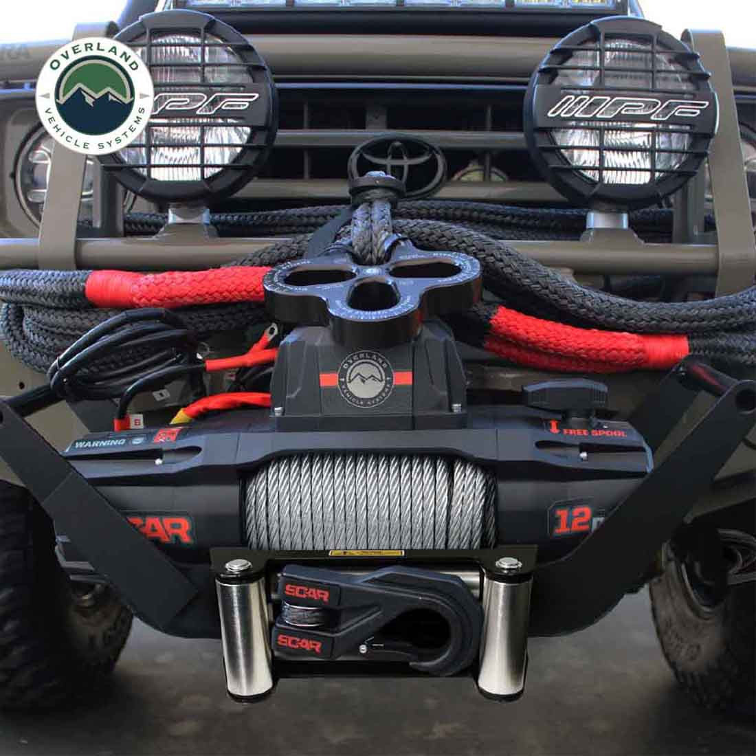 SCAR 12 - 12,000 lbs. Rated Steel Cable Winch