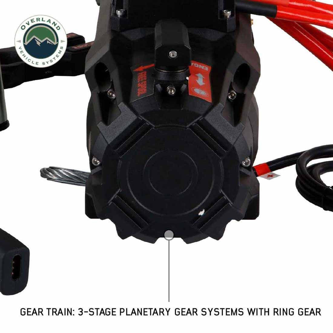 SCAR 12 - 12,000 lbs. Rated Steel Cable Winch