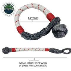 Soft Shackle 7/16" 41,000 lb. w/ Loop & Abrasive Sleeve 23" extended