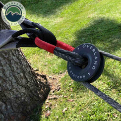 Soft Shackle 7/16" 41,000 lb. w/ Loop & Abrasive Sleeve 23" in use