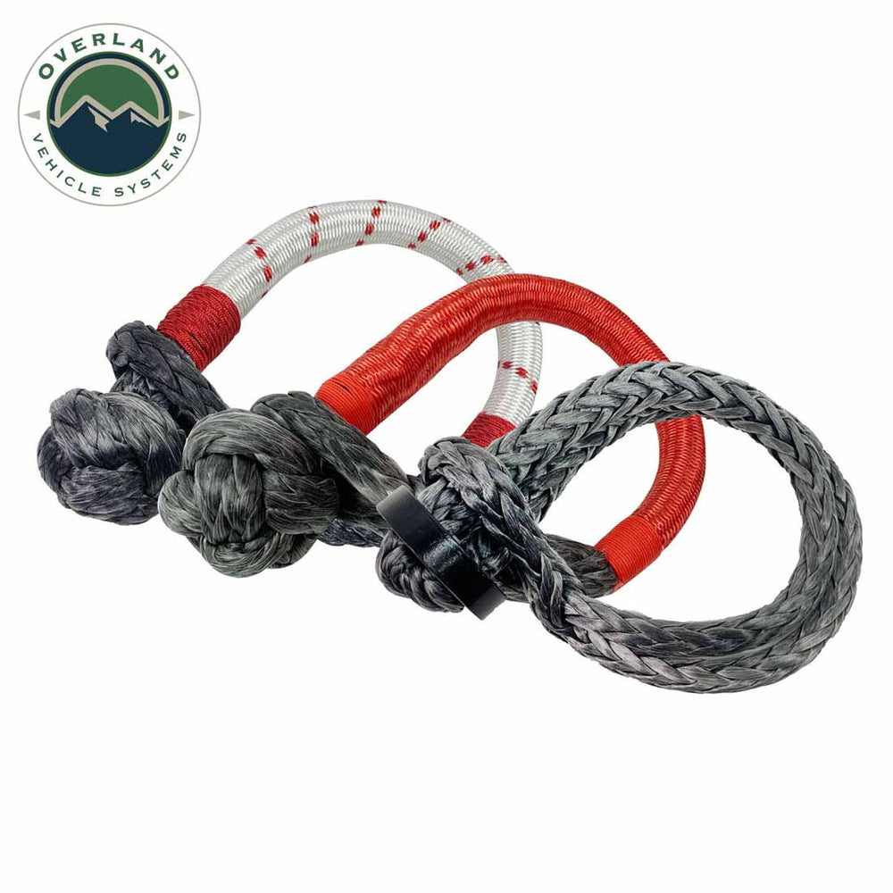 Soft Shackle 3/8" x 23" 36,000 LB. with Loop & Abrasive Sleeve & other soft shackles