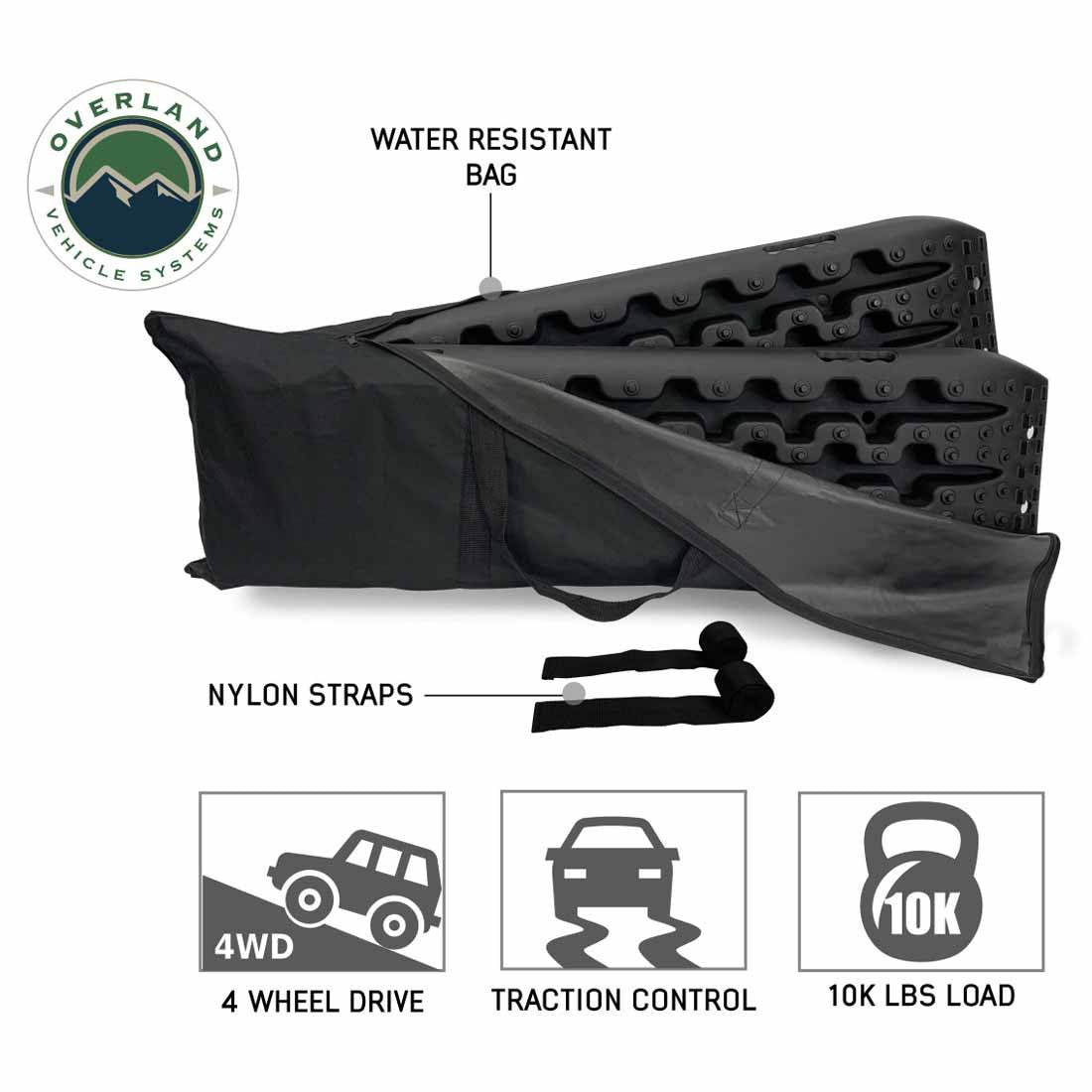 Recovery Ramp With Pull Strap and Storage Bag - Gray/Black Universal features
