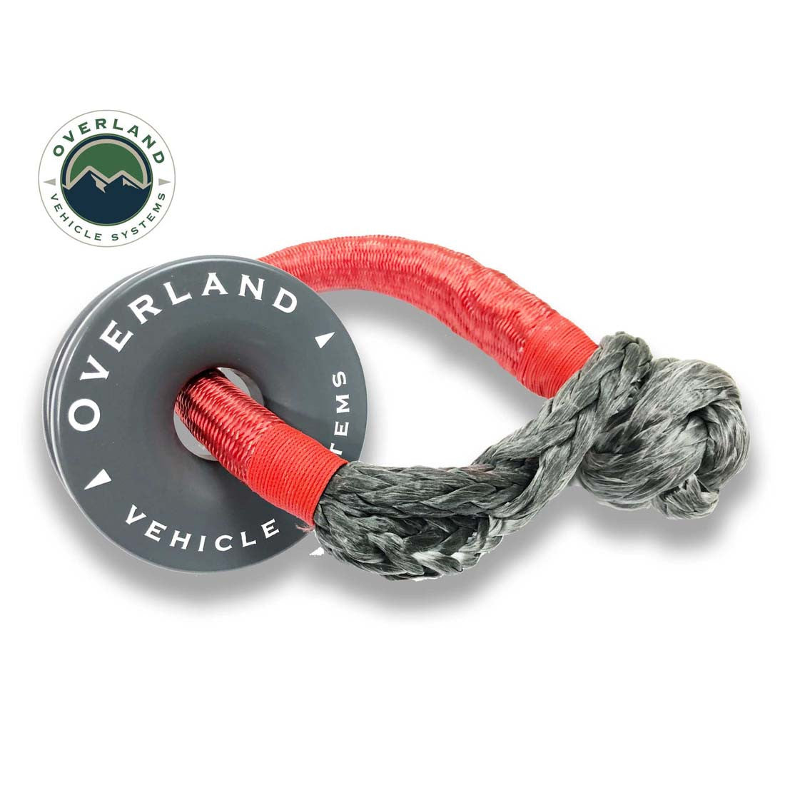 Recovery Ring 4.00" 41,000 lb. Gray With Storage Bag with soft shackle