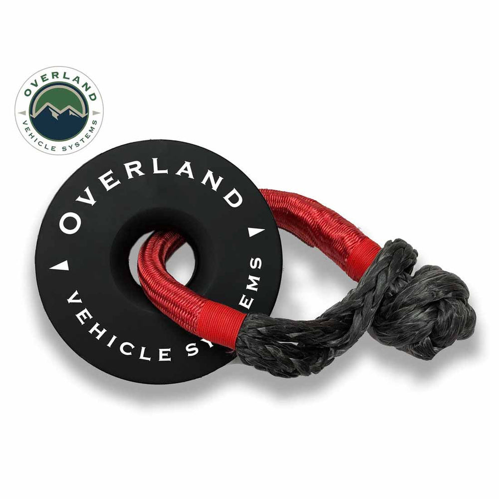 Recovery Ring 6.25" 45,000 lb. Black with soft shackle