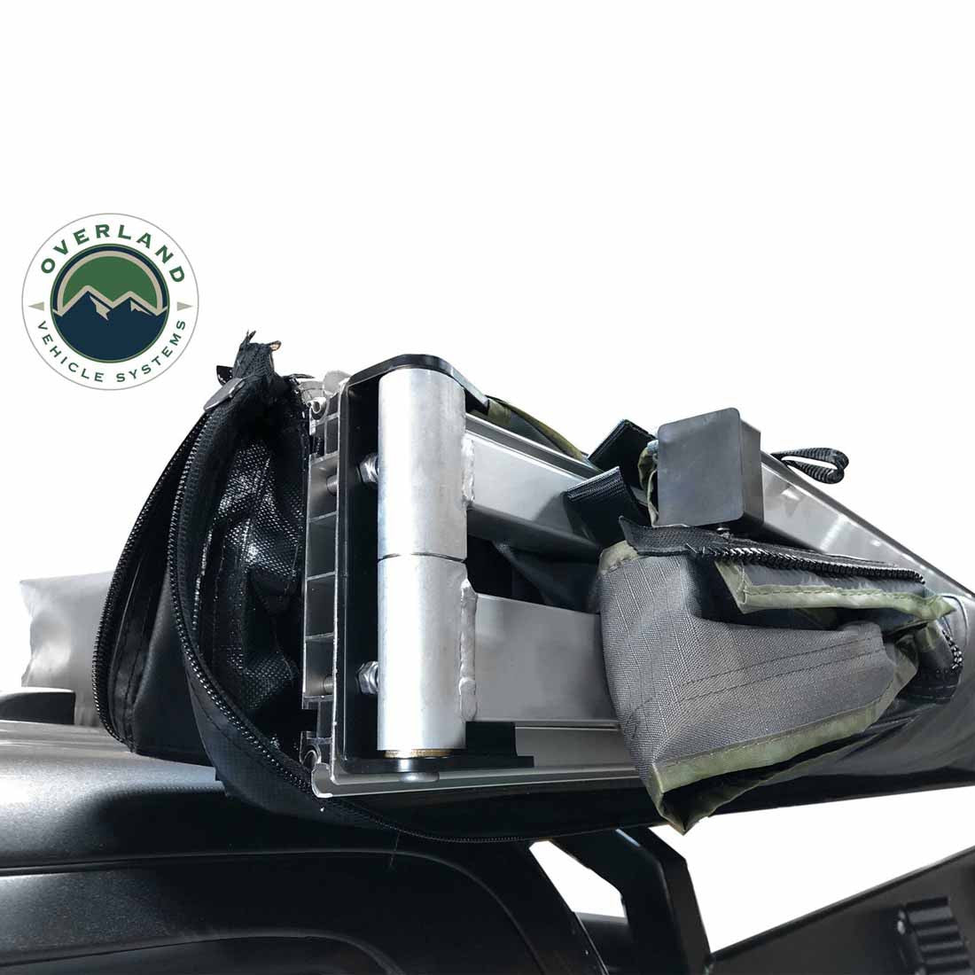 HD Nomadic 180 Degree Awning - Dark Grey with Black Travel Cover Universal