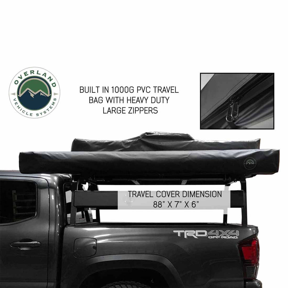 Nomadic Awning 180 Degree - Dark Gray Cover With Black Cover travel cover