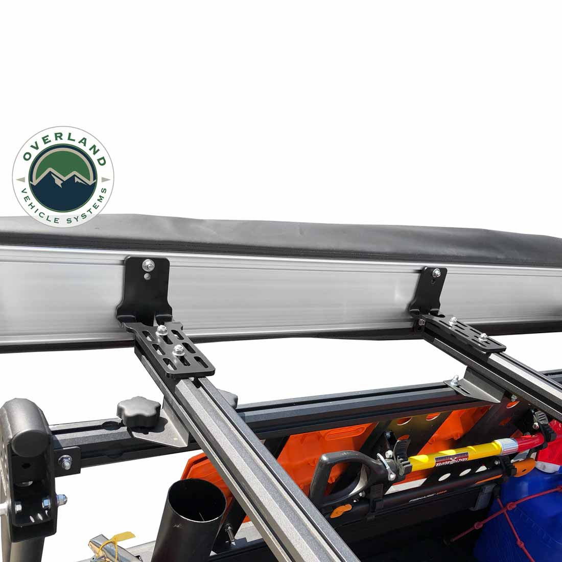 HD Nomadic 180 Degree Awning with Bracket Kit for Mid - High Roofline Vans