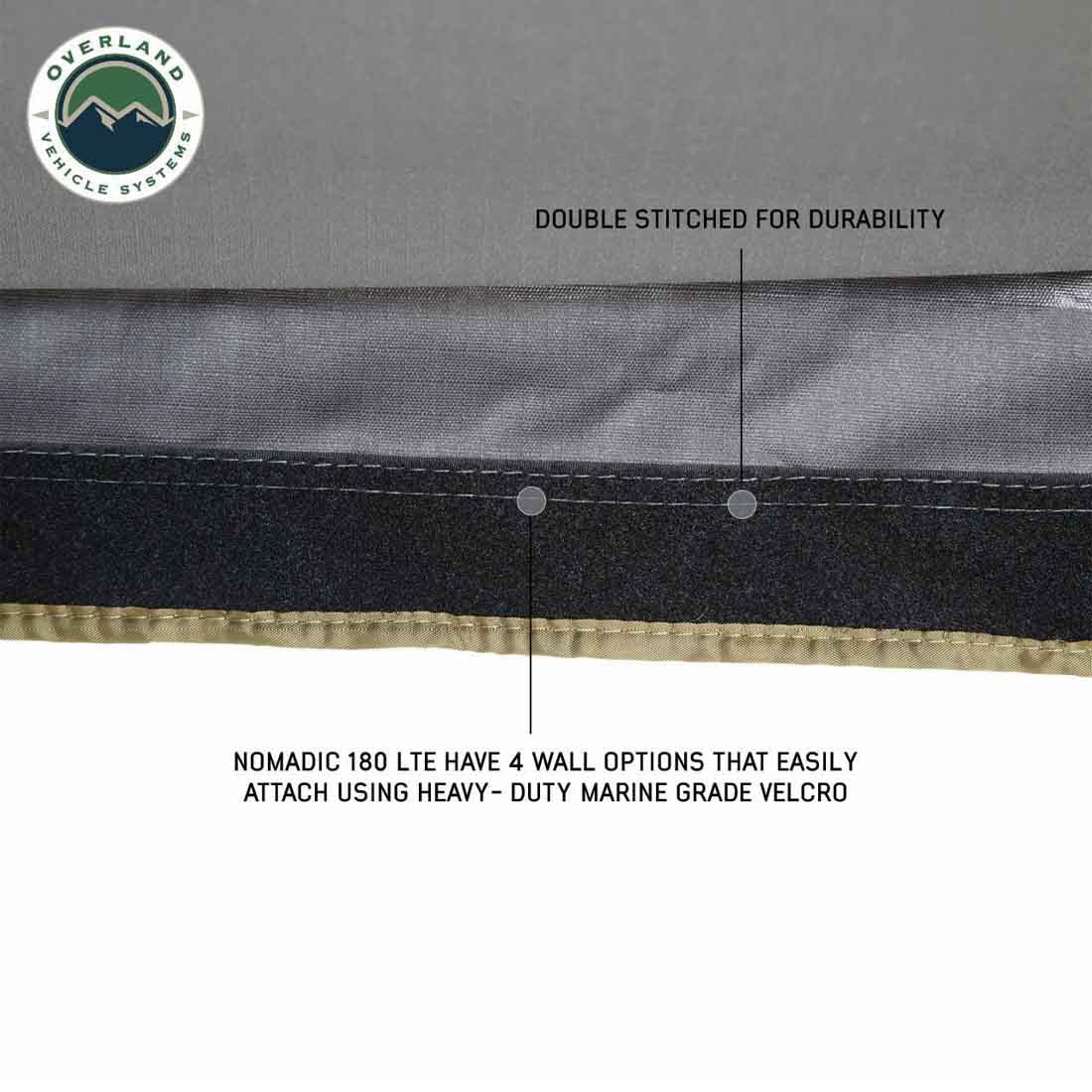 Nomadic 180 LTE 180 Degree Awning close up