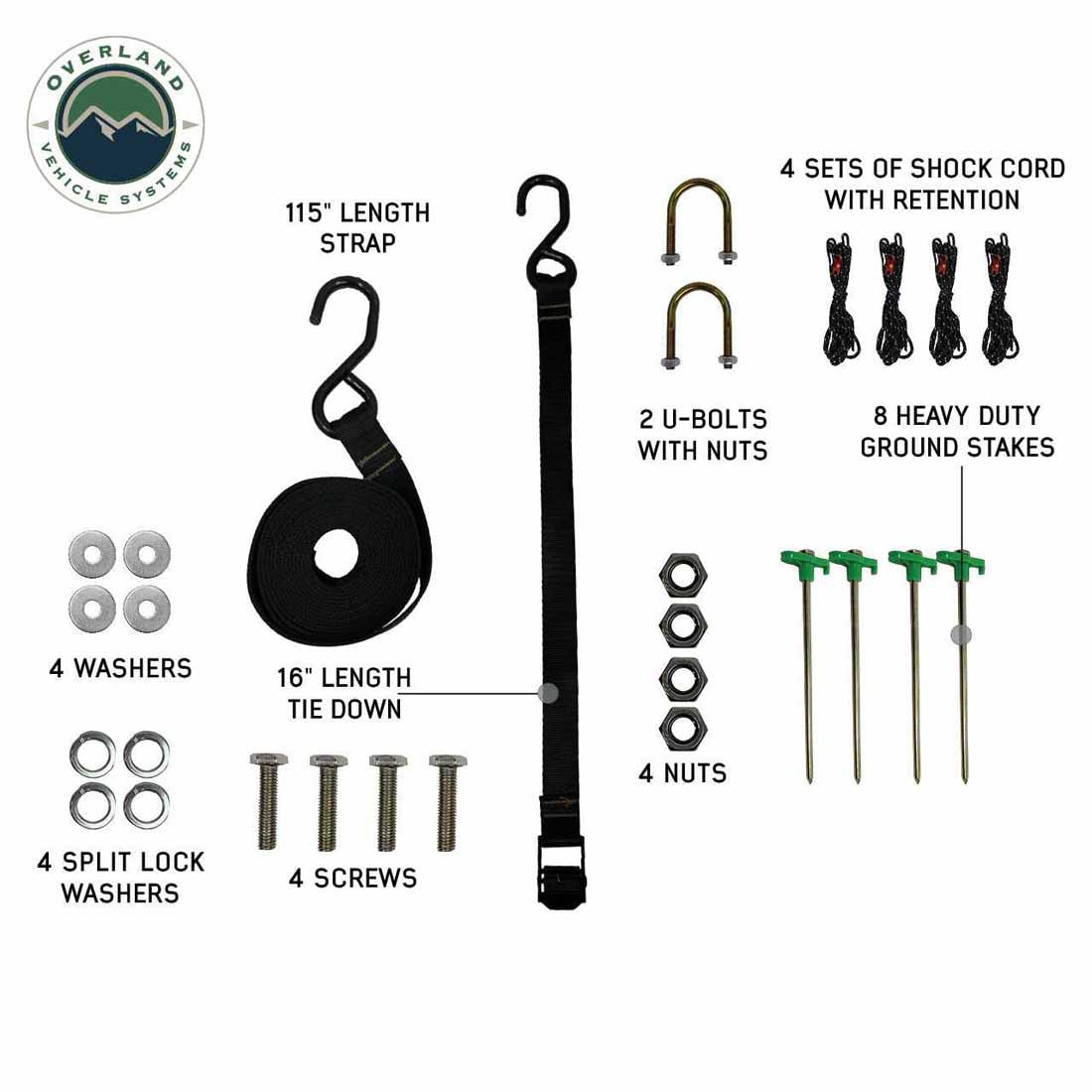 Nomadic 180 LTE 180 Degree Awning accessories