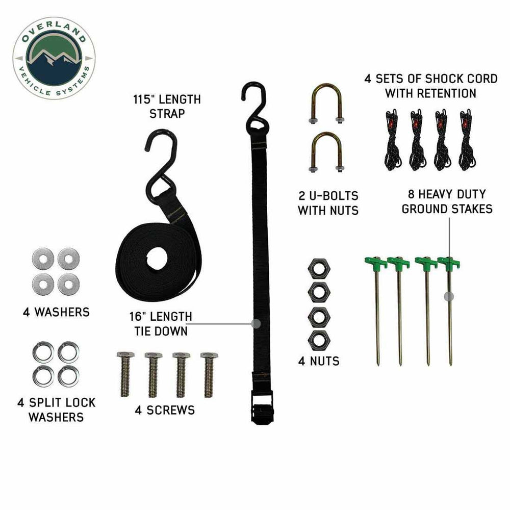 Nomadic 180 LTE 180 Degree Awning accessories