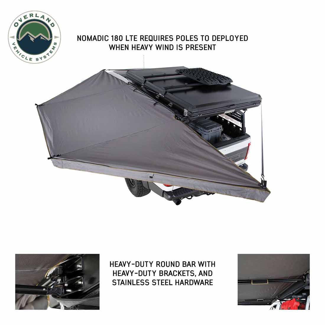 Nomadic 180 LTE 180 Degree Awning top