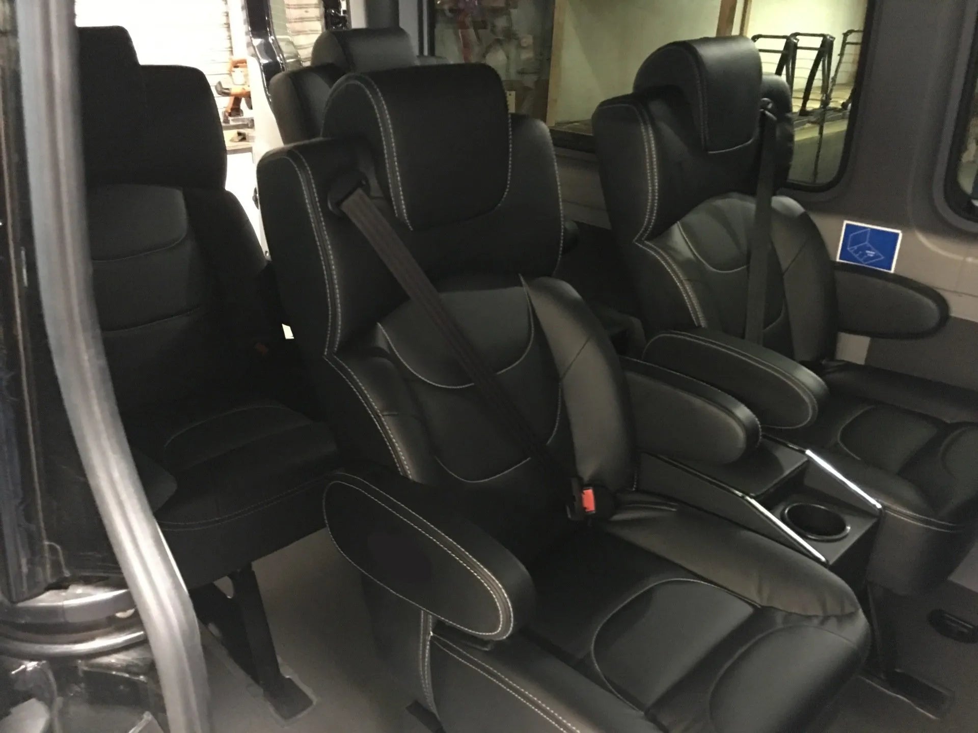 JMG Systems Sprinter Bolt-On Seat – OEM Track Compatible