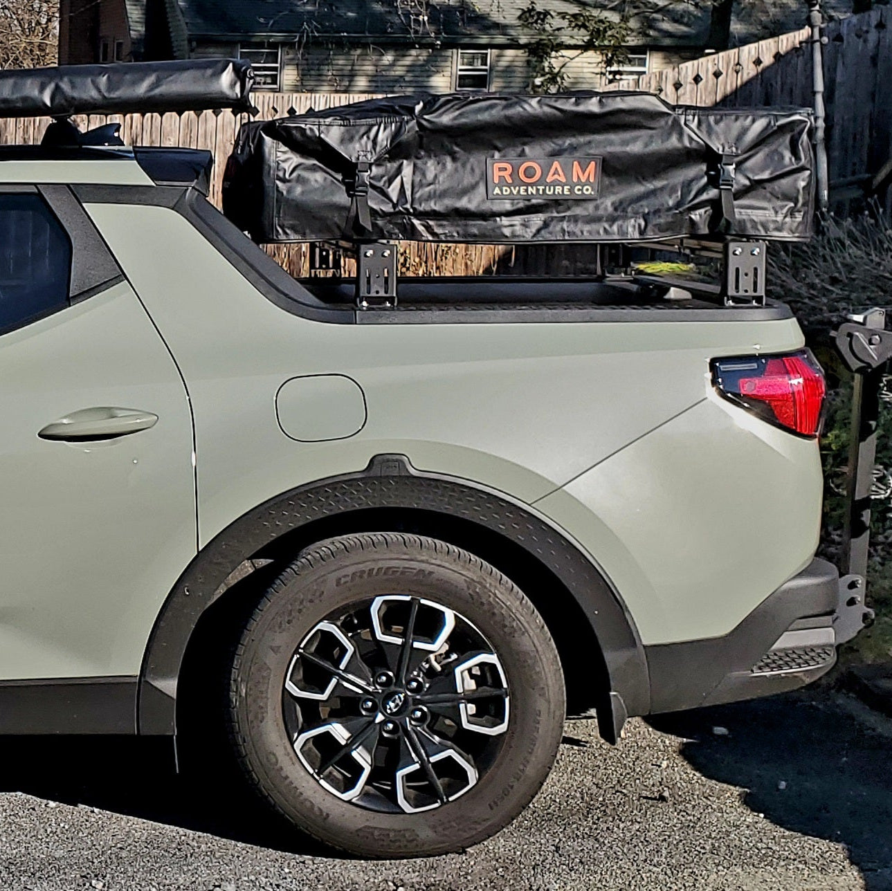 Santa Cruz- Bed Rack For Factory Retractable Cover with T-slots