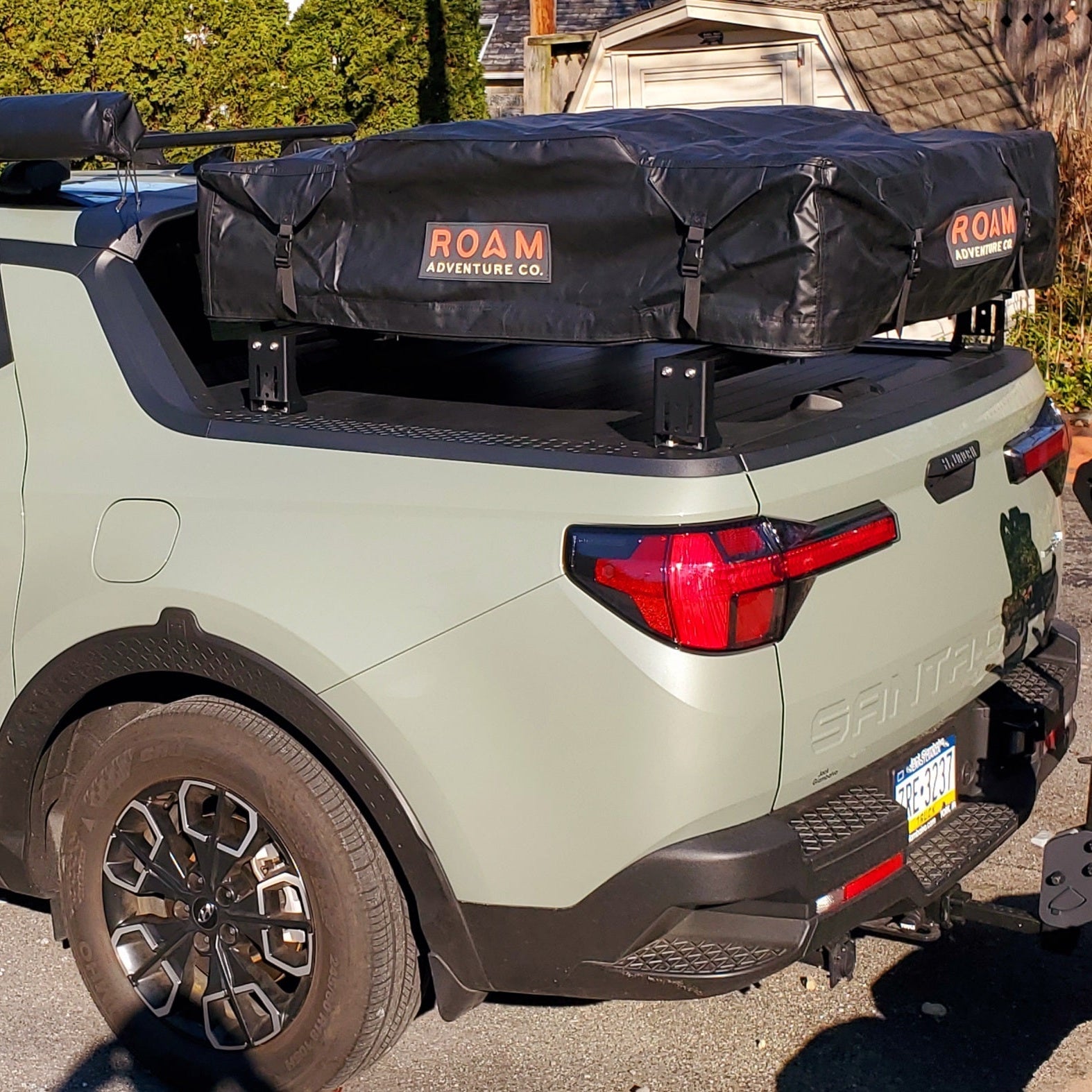 Santa Cruz- Bed Rack For Factory Retractable Cover with T-slots
