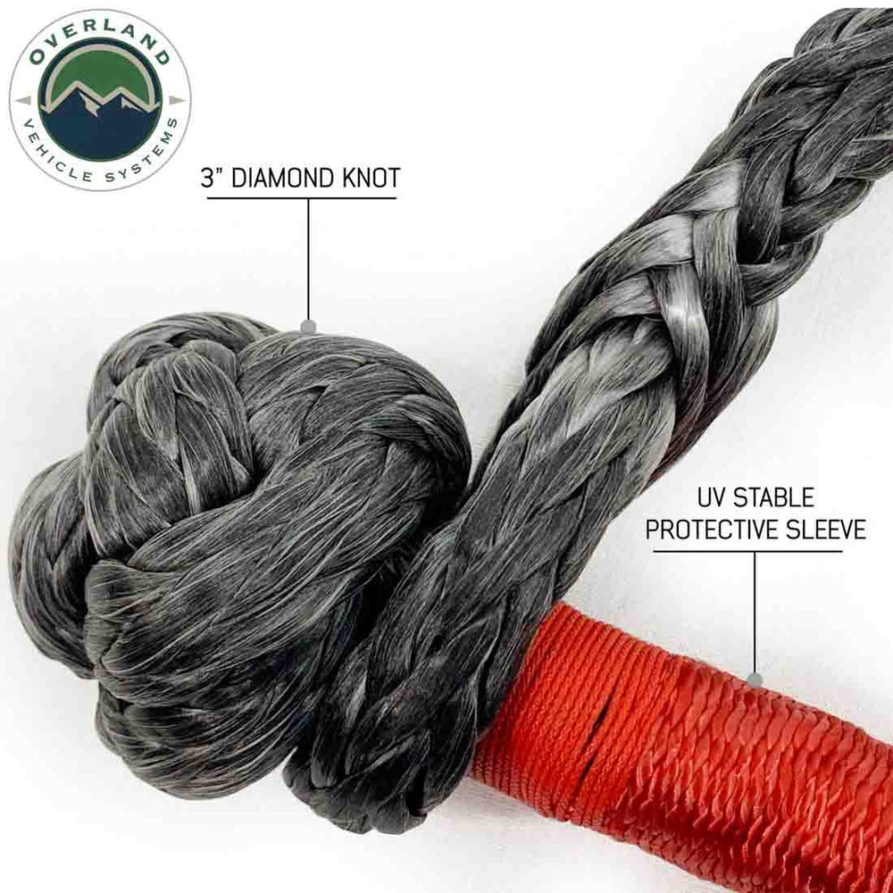 23” 5/8” Soft Recovery Shackle With A Breaking Strength of 44,500 lbs.