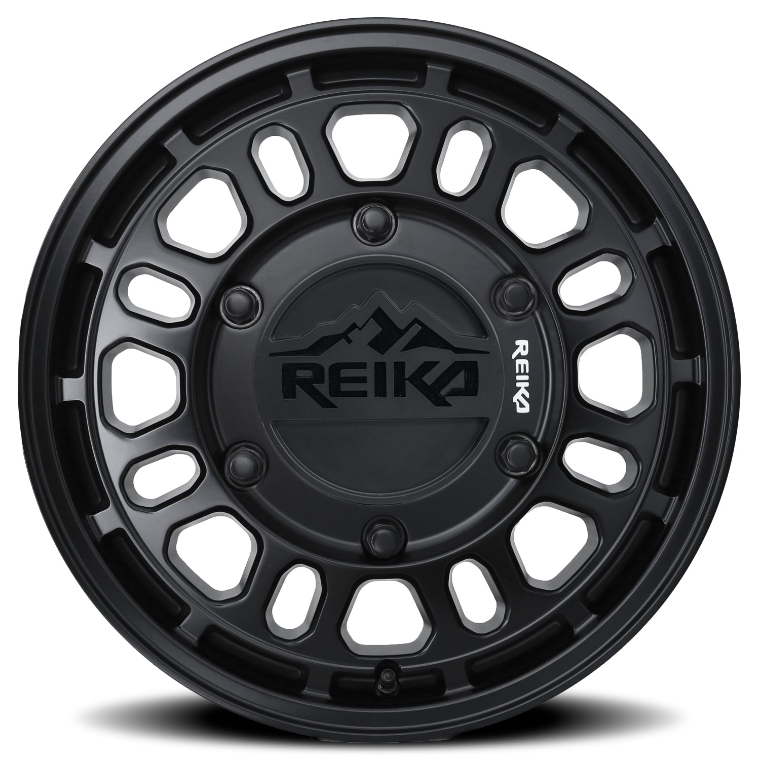 Reika R35V Rambler Super Single wheel in Satin Black – face view