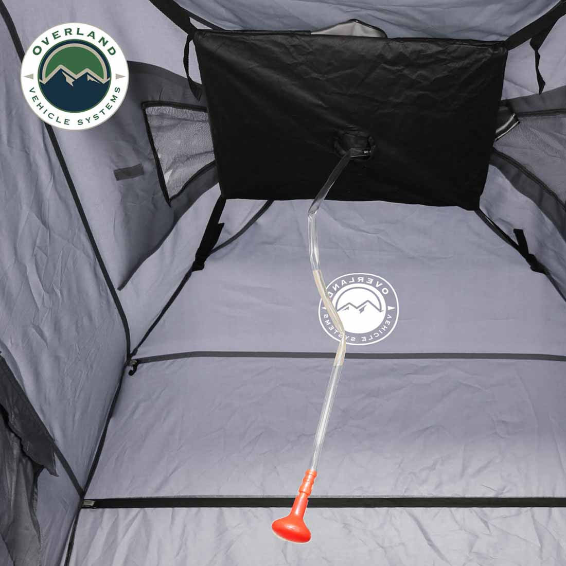 OVS Portable Privacy Room with Shower, Retractable Floor and Amenity Pouches and More – Quick Set Up inside shower