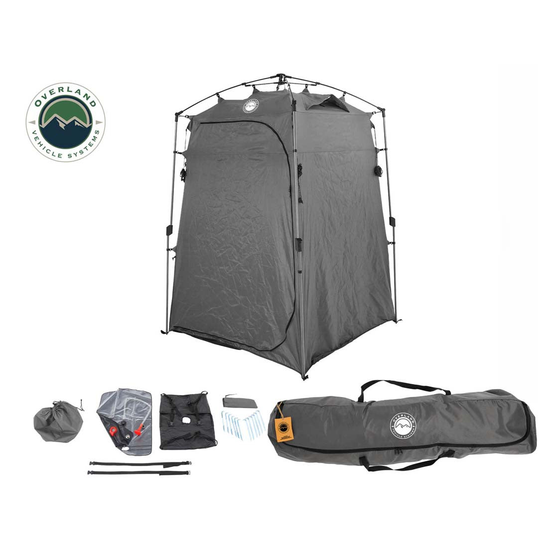 OVS Portable Privacy Room with Shower, Retractable Floor and Amenity Pouches and More – Quick Set Up all parts