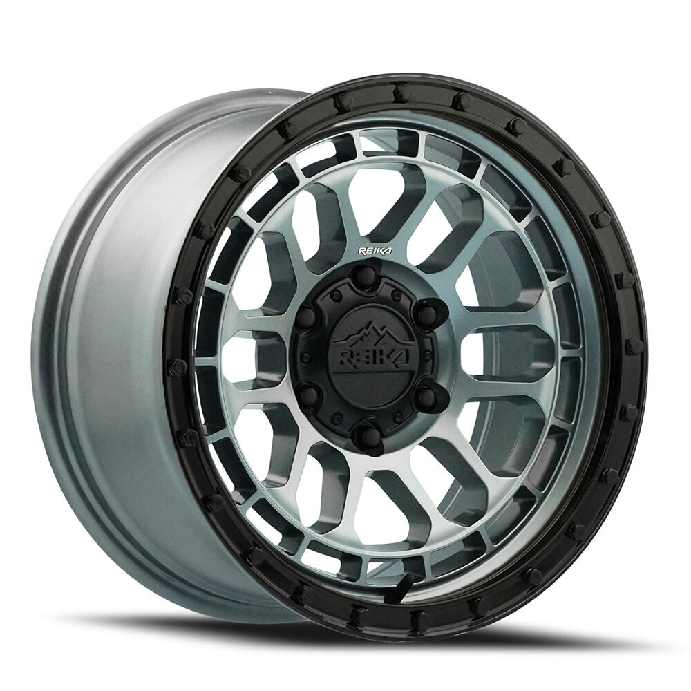 Reika R35 Rambler wheel in Gloss Graphite / Gloss Black Ring