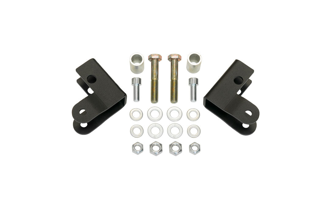 Van Compass Rear High Clearance Shock Extension Brackets for Ford Transit (2015–Up) – Bolt-On Lower Shock Relocation