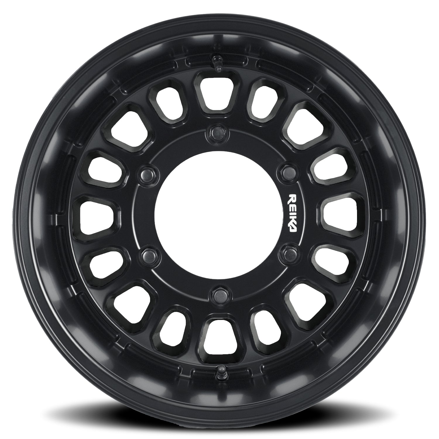 Reika R35V Rambler Super Single wheel in Satin Black – face view