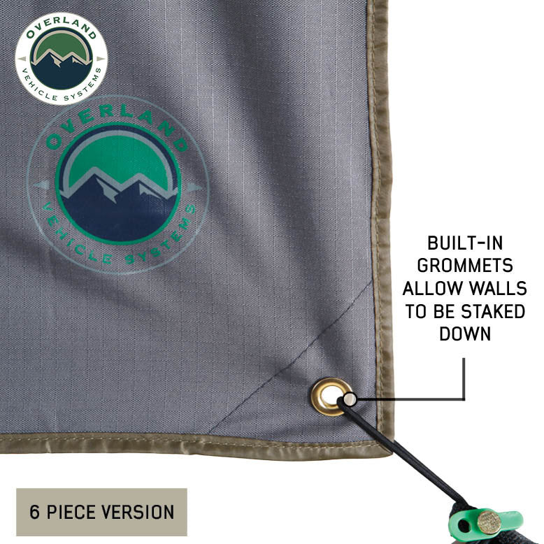 OVS HD Nomadic 180° Awning Connector Kit – Create 360° Coverage