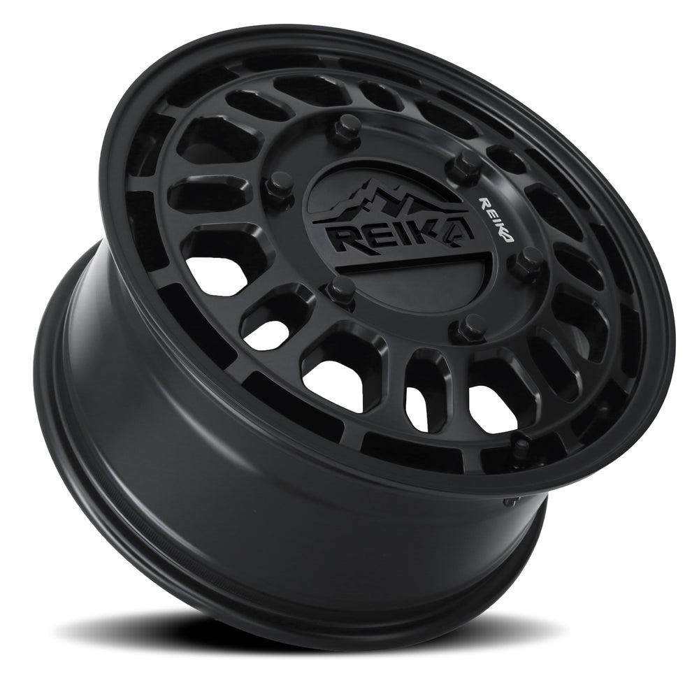 Reika R35V Rambler Super Single wheel in Satin Black – lay-down view