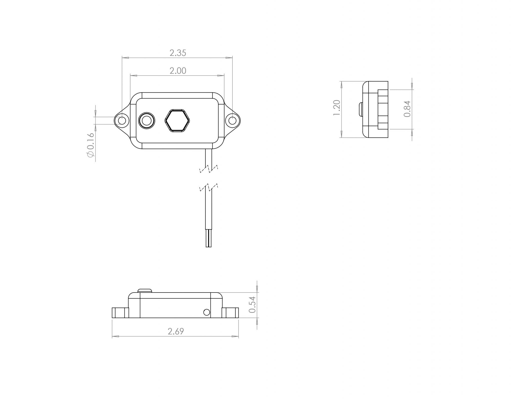 LED Dome Light w/Switch
