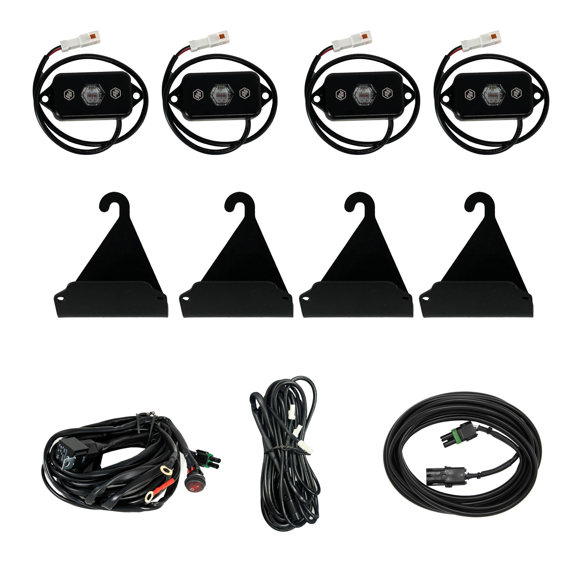 Bed Rail Cargo Light Kit For 05-25 Toyota Tacoma 07-25 Toyota Tundra