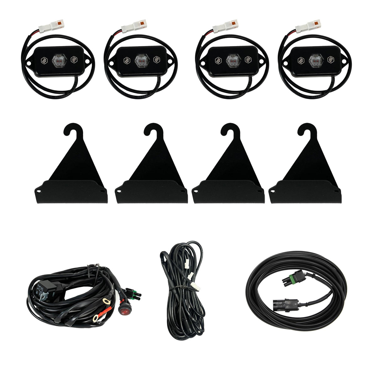Bed Rail Cargo Light Kit For 05-25 Toyota Tacoma 07-25 Toyota Tundra