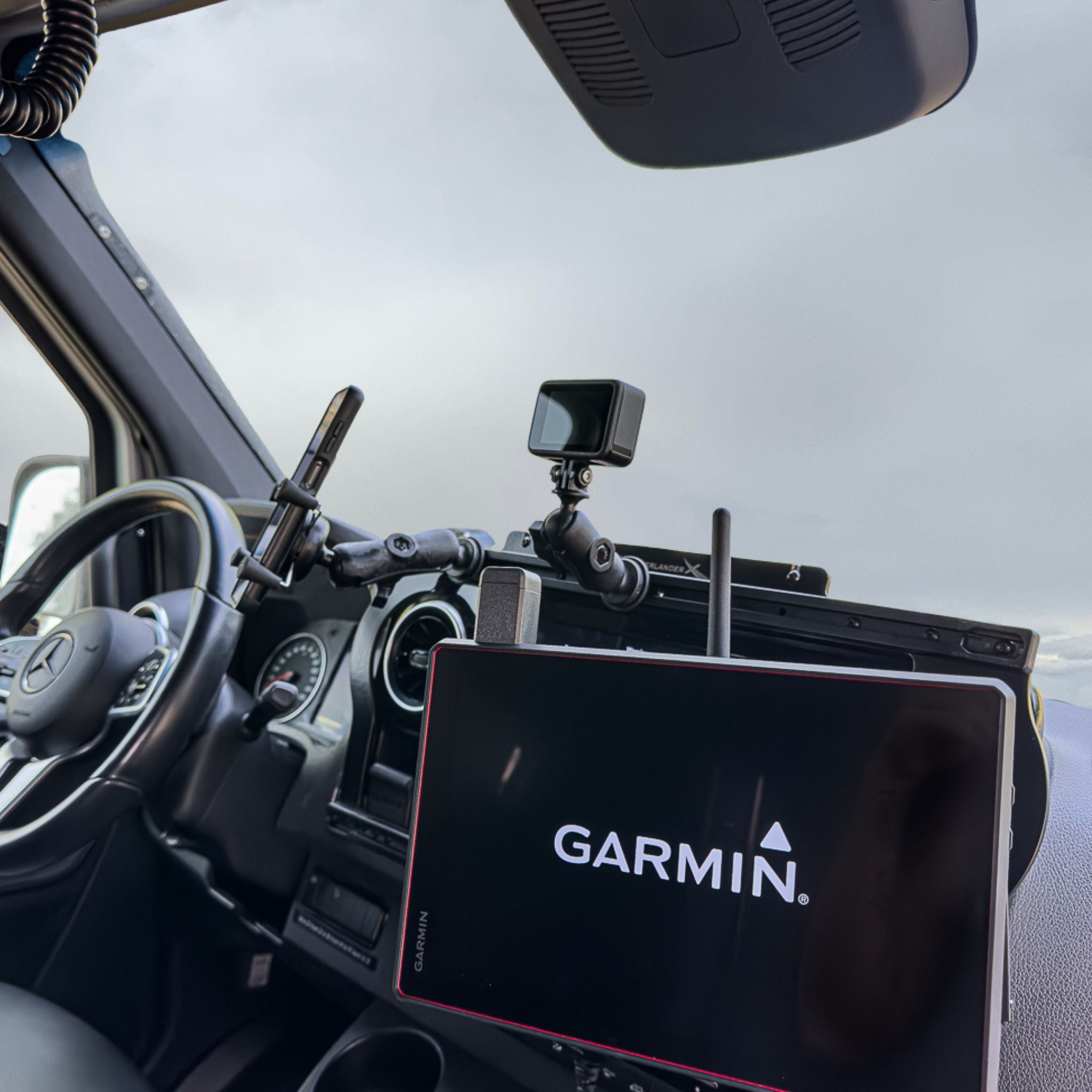 Terra X NAVIDOK Overlander X No-Drill Dash Mount for 2019+ Mercedes Sprinter