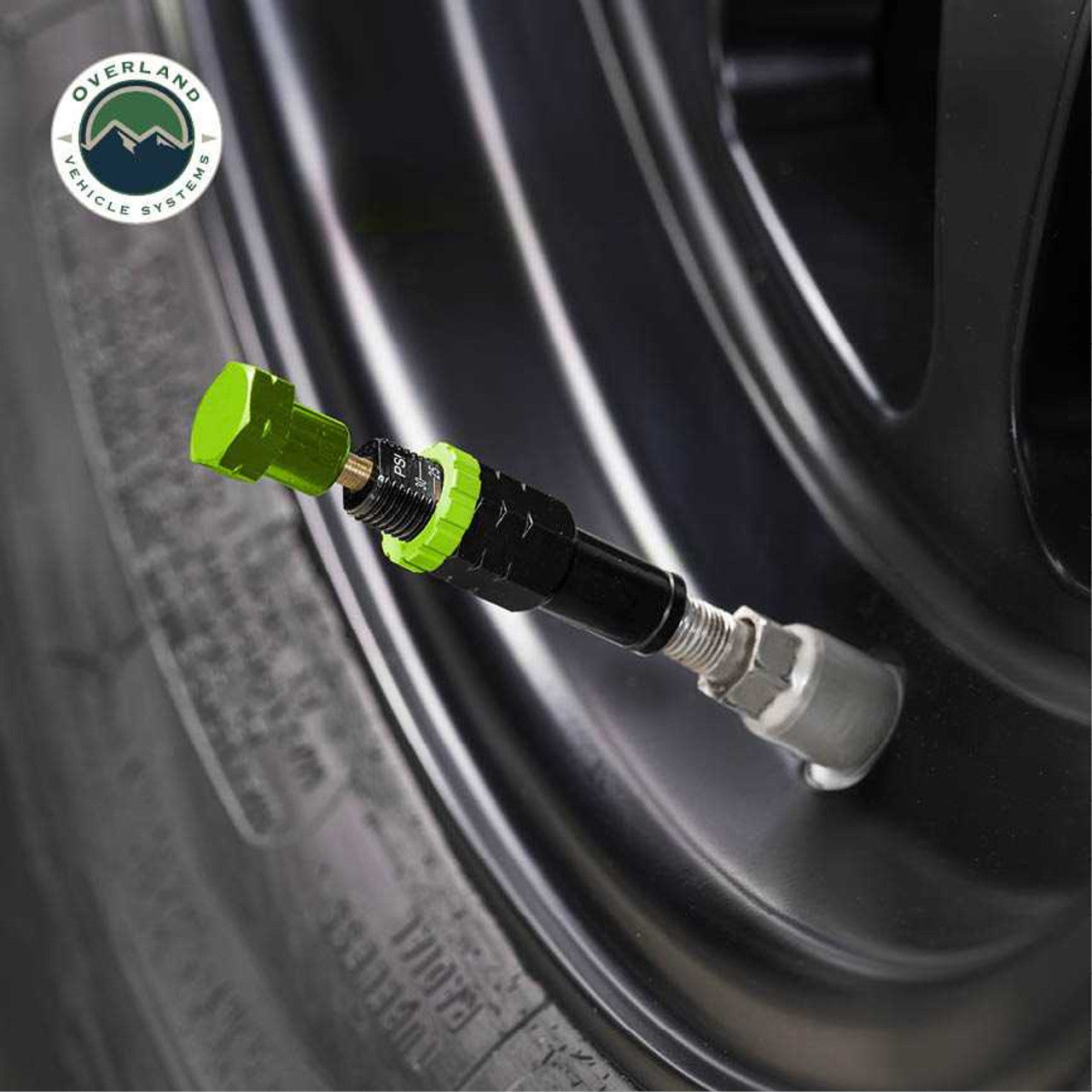 4 Piece Adjustable Tire Deflator Kit & Storage Bag - (PSI 10-30 lbs.) Usage