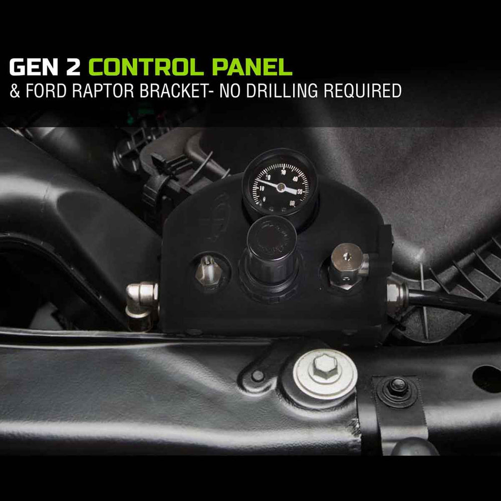 4 Tire Inflation System - Ford Raptor Engine Bay
