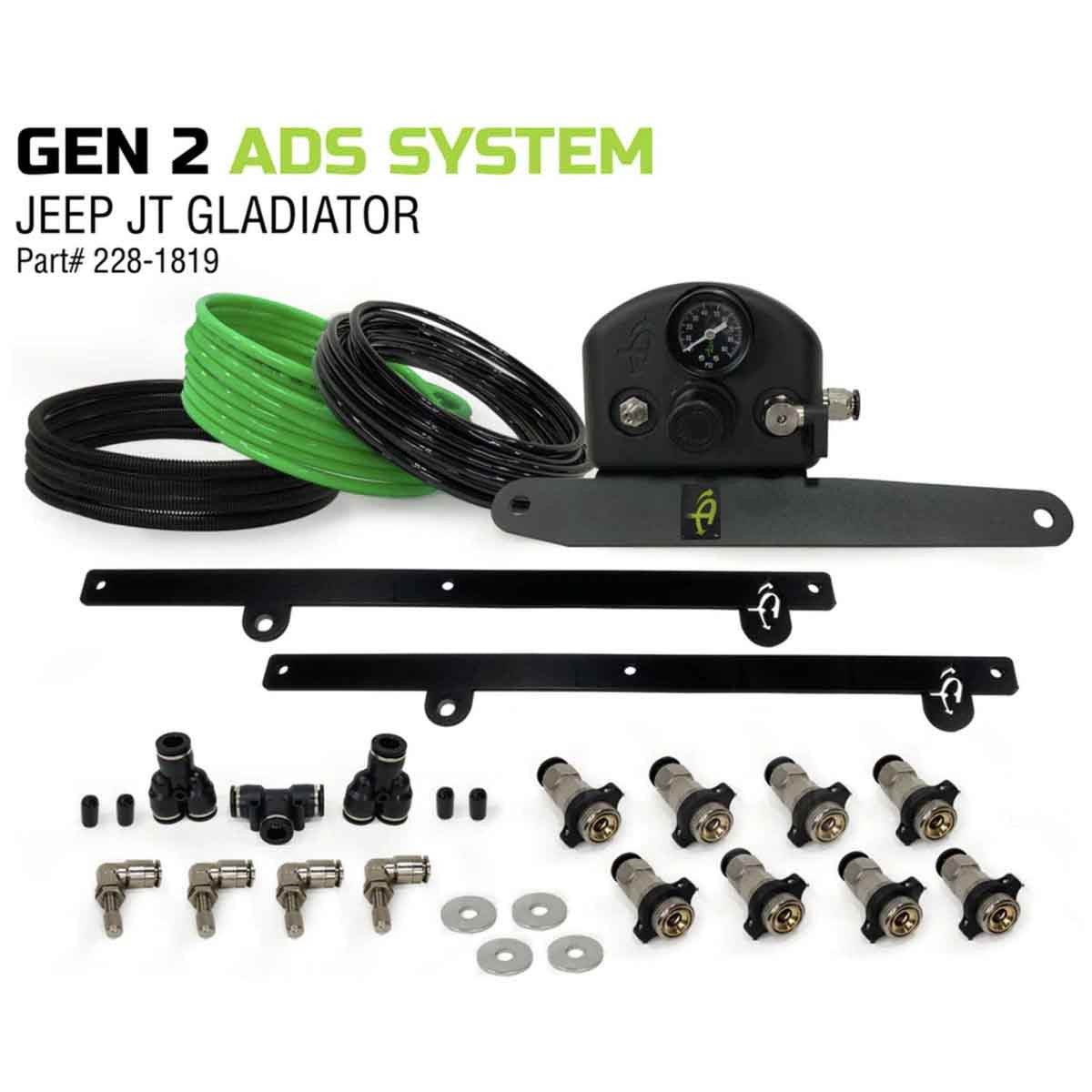 4 Tire Inflation System - Jeep Gladiator JT Engine Bay Passenger Side