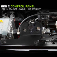 4 Tire Inflation System - Jeep Wrangler JK & JKU Engine Bay Mount Driver Side Front