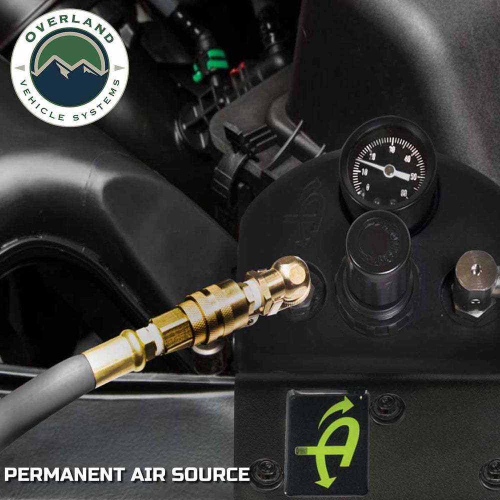 4 Tire Inflation System - Jeep Wrangler JL & JLU Engine Bay Passenger Side