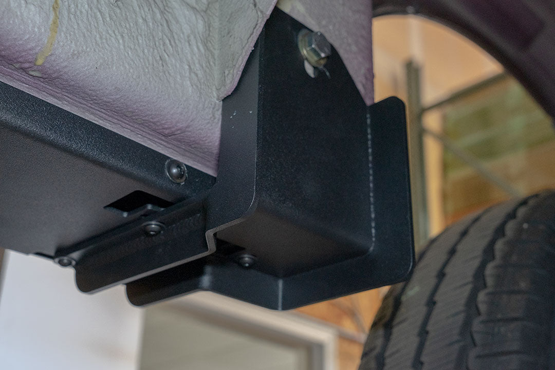 Van Compass Rocker Guards for Mercedes Sprinter AWD (2023–Up, 170" Wheelbase) – Heavy-Duty Side Protection & Step