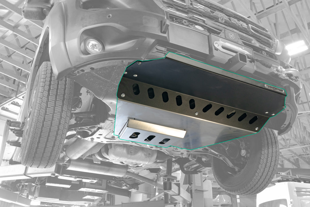 Van Compass Front Skid Plate for 2015–Present Ram ProMaster | Heavy-Duty Aluminum Underbody Protection