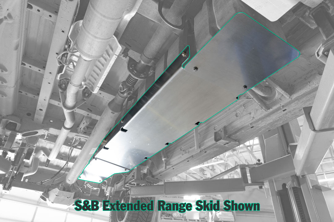 Van Compass Fuel Tank Skid Plate for Mercedes Sprinter 4x4 & AWD (2019-Up) – OEM & S&B Extended Range Compatible