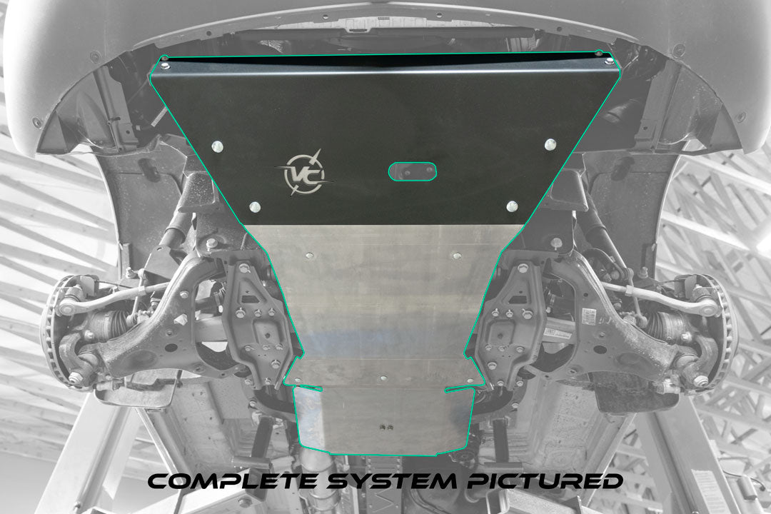 Van Compass Transmission & Transfer Case Skid Plate for Mercedes-Benz Sprinter AWD (2023-Present) – 1/4" 5052 Aluminum Armor