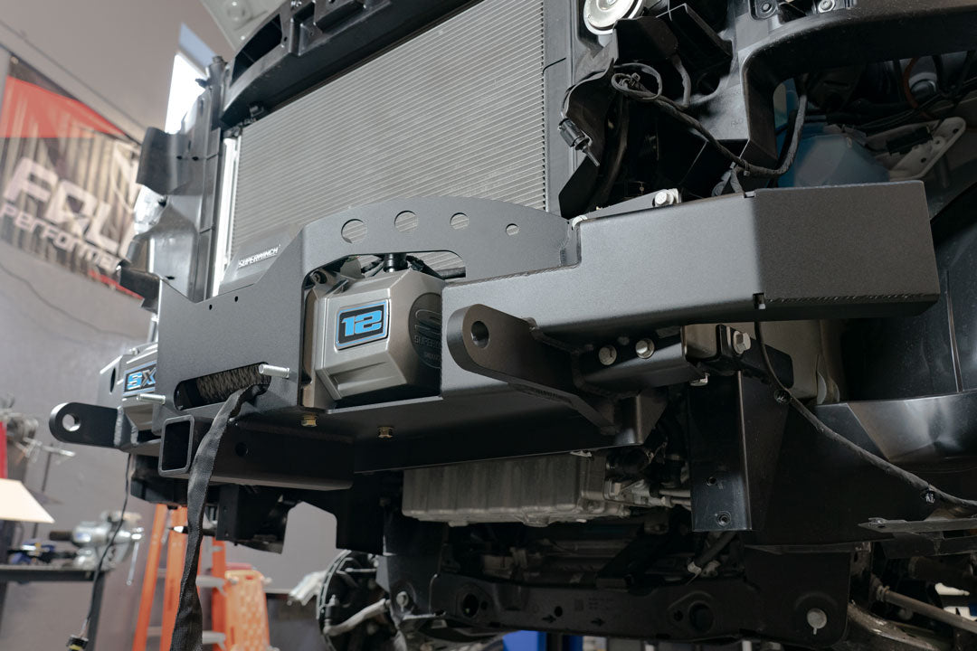 Van Compass Front Winch Mount with Bull Bar for Mercedes Sprinter (2019-Up)