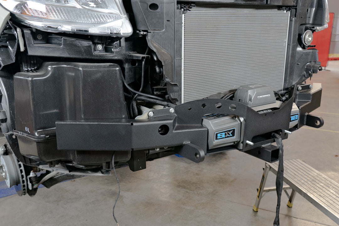Van Compass Front Winch Mount with Bull Bar for Mercedes Sprinter (2019-Up)