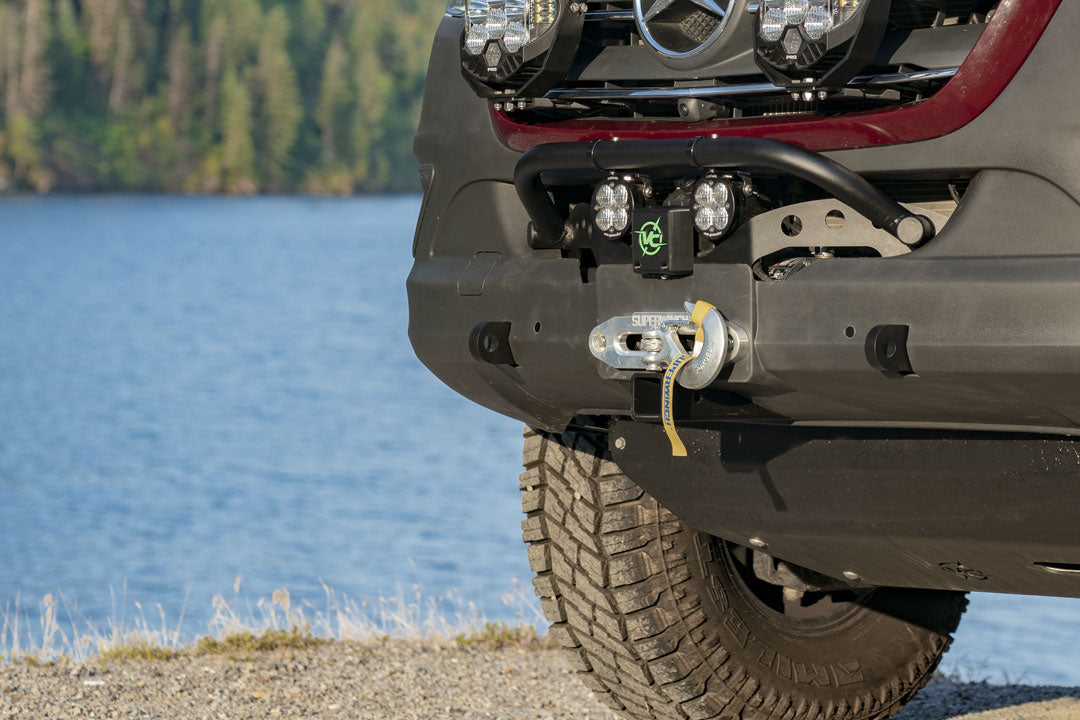 Van Compass Front Winch Mount with Bull Bar for Mercedes Sprinter (2019-Up)
