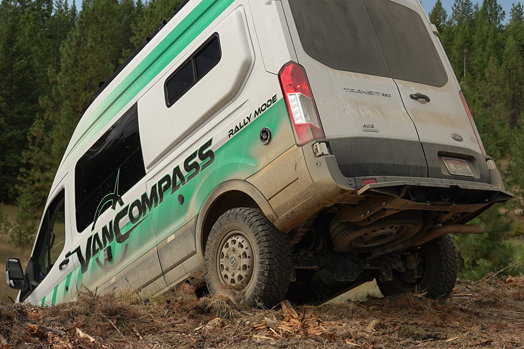 Van Compass Rear Tug Step – 2015–Present Ford Transit | Heavy-Duty Rear Step & Recovery Platform