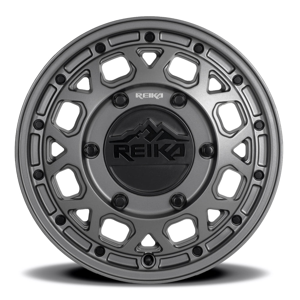 Reika R45V Marauder Super Single wheel in Satin Gunmetal – face view