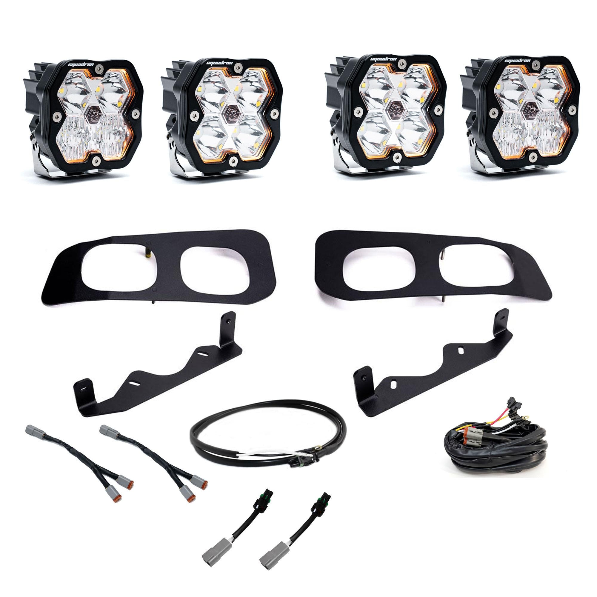 Squadron 2.0 Sport Dual Fog Pocket Light Kit Ford 2023-26 F-250/350 Super Duty Upfitter