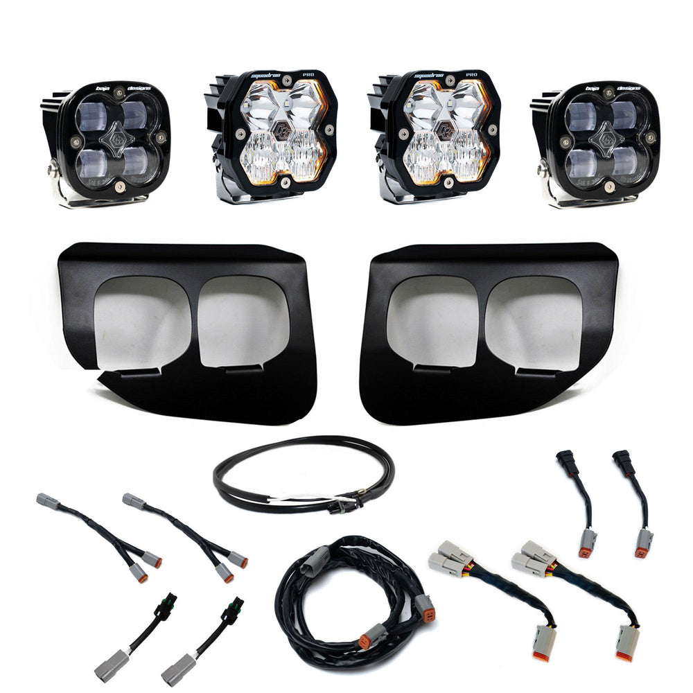 Squadron 2.0 Pro/Squadron Sae Dual Fog Pocket Light Kit Ford 2020-22 F-250/350 Super Duty Clear