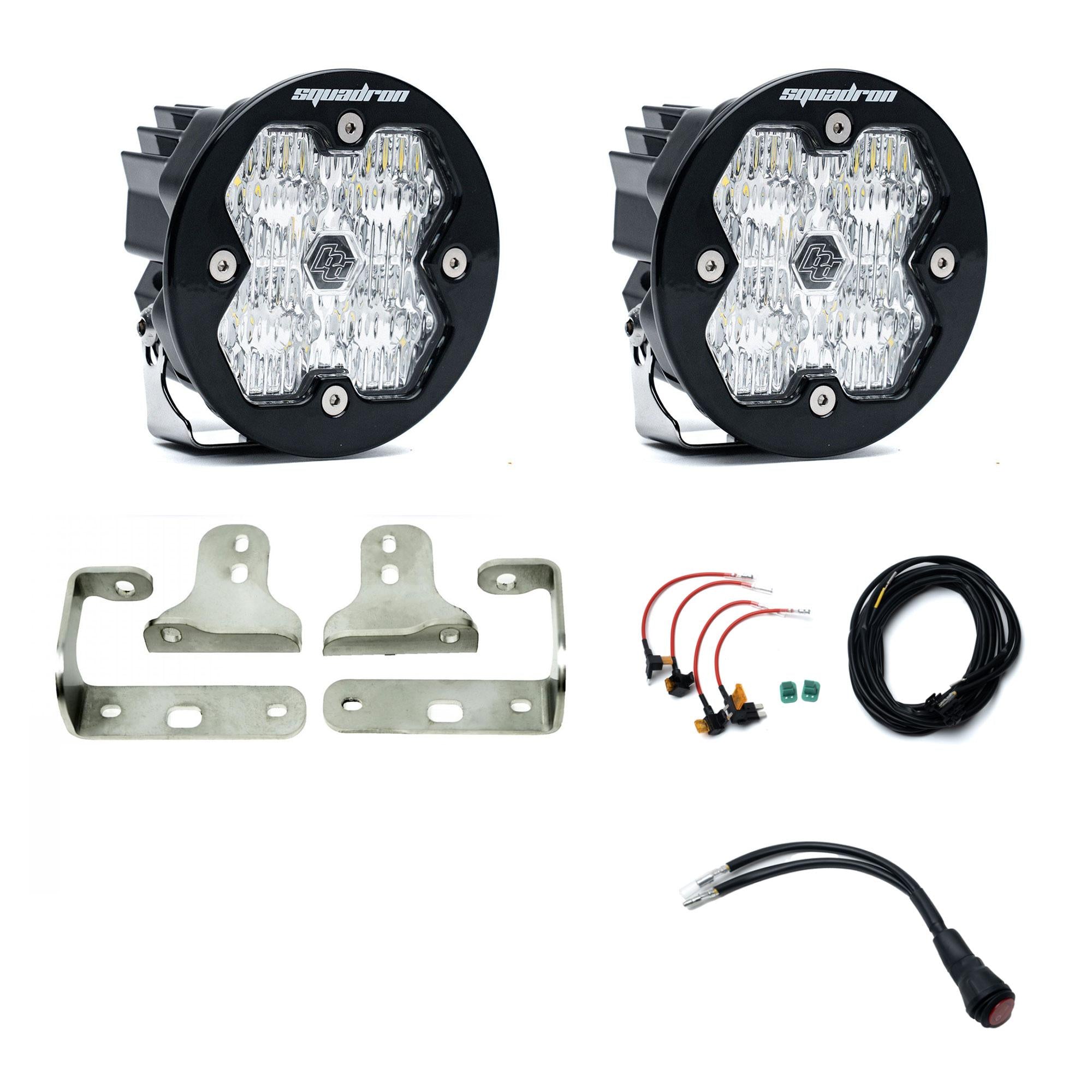 Squadron-R 2.0 Sport Fog Pocket Light Kit Jeep 2018-26 Wrangler JL 2020-26 Gladiator JT