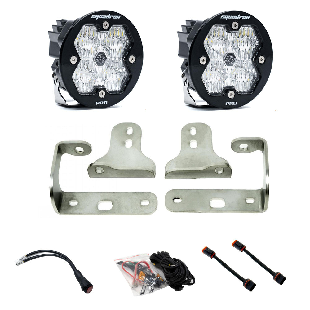 Squadron-R 2.0 Pro Fog Pocket Light Kit Jeep 2018-26 Wrangler JL 2020-26 Gladiator JT w/ Oe Sport Bumper