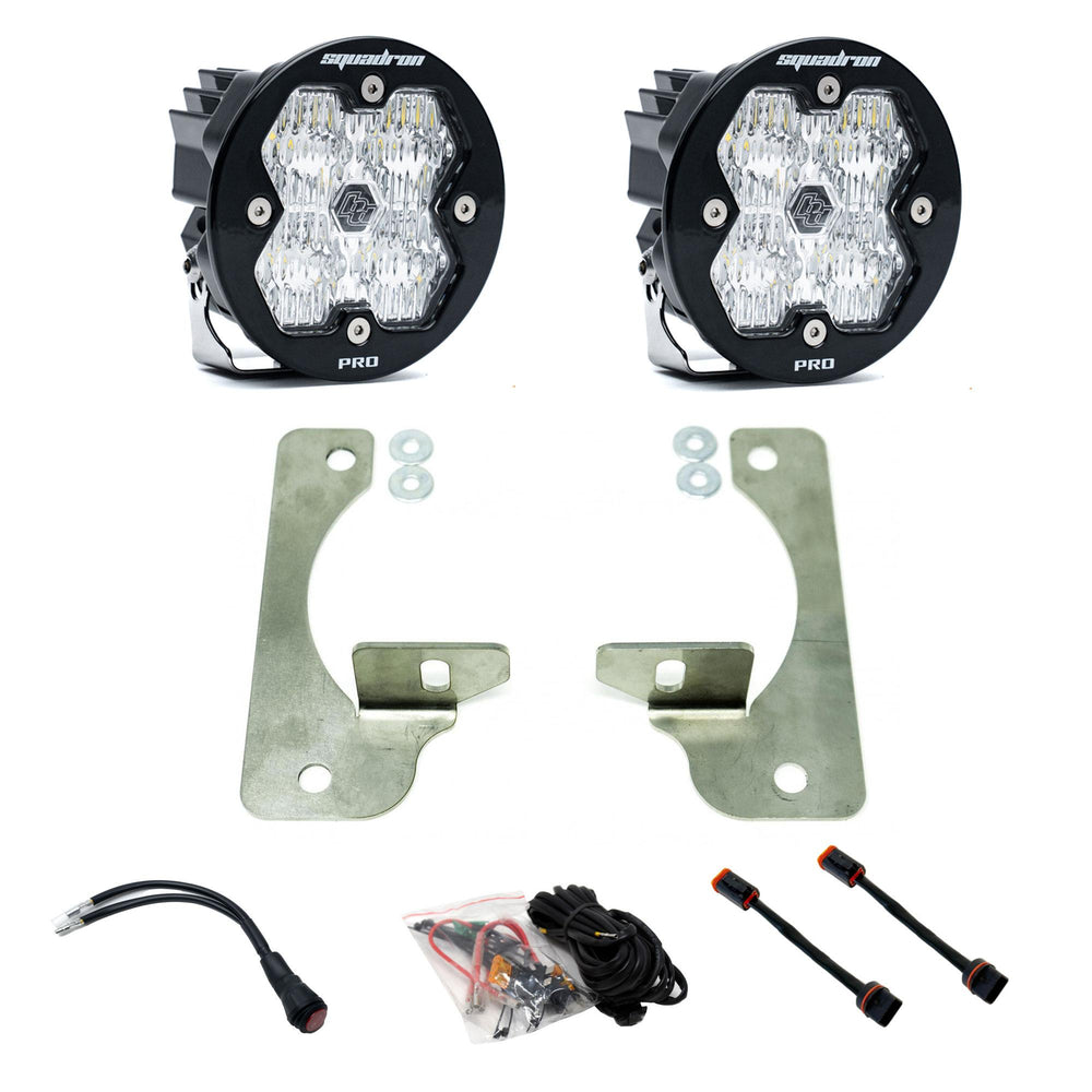Squadron-R 2.0 Pro Fog Pocket Light Kit Jeep 2018-26 Wrangler JL 2020-26 Gladiator JT w/ Oe Rubicon Bumper